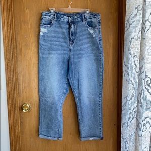 High rise curvy mom jeans